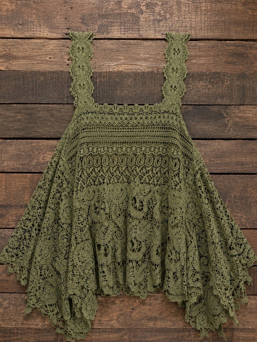 #1719 Jaded Gypsy Forever Timeless Tank - Olive